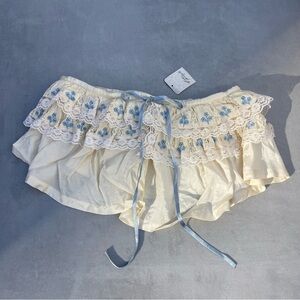 Free People Tailia Embroidered Tube Top